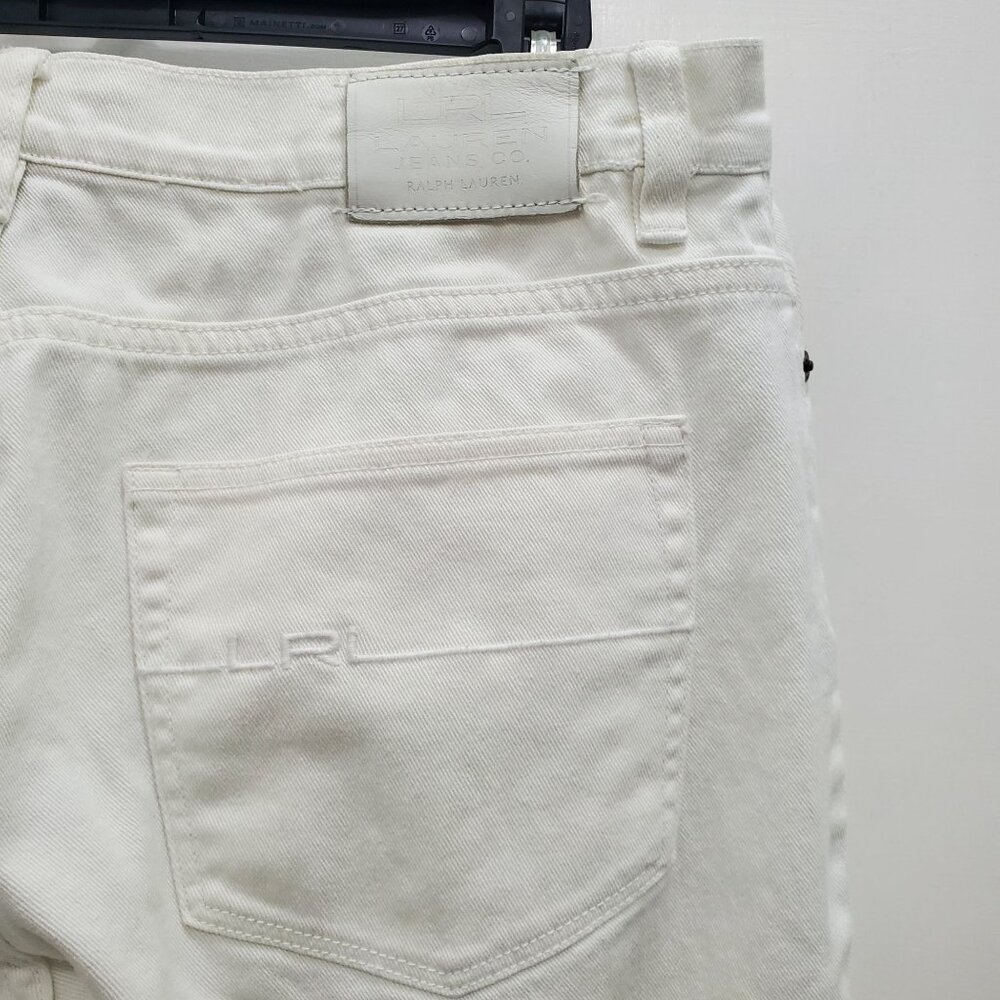Lauren‎ Ralph Lauren Jeans Co. Women's Vintage White Denim Straight Leg Size 12 - Picture 6 of 7